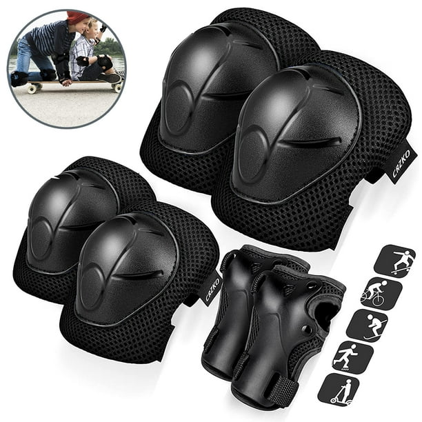 Protecciones de patinaje. Rodilleras y coderas para niños y niñas que patinan, protección infantil de alta calidad para patines y skate